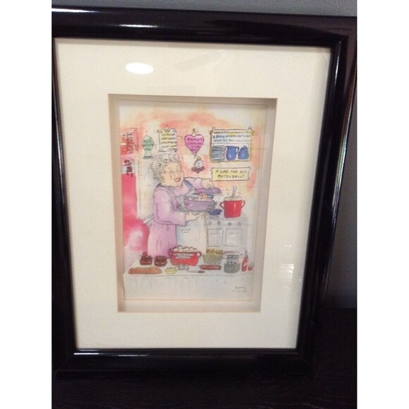 Jewish Mother Grandma Bubbe Hanukkah Chanukah GOMY STEFAN GOMMERMAN 3D A… - Picture 2 of 12